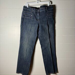NWT City UnLTD. The Los Angeles Pant Denim Low Rise Slim Thigh Skinny Leg Sz 14